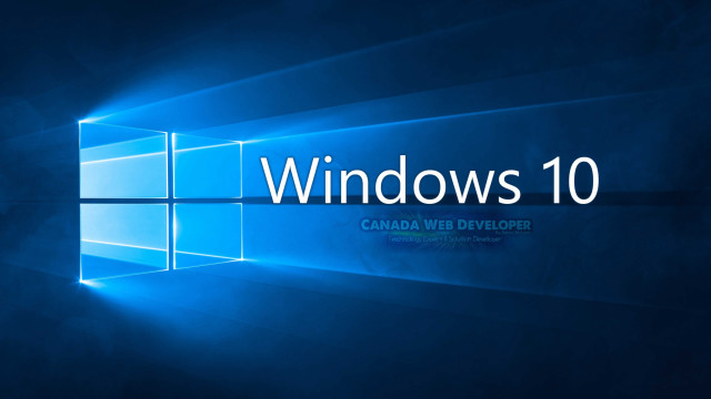 Blue window windows10 blue background free wallpaper for desktop - medium preview image