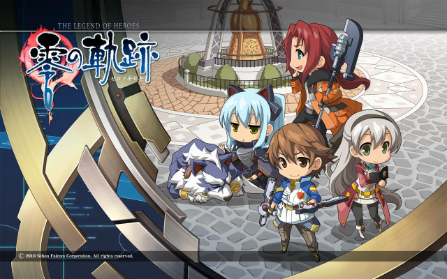 Anime characters clock tower building #2 free wallpaper for desktop - medium preview image