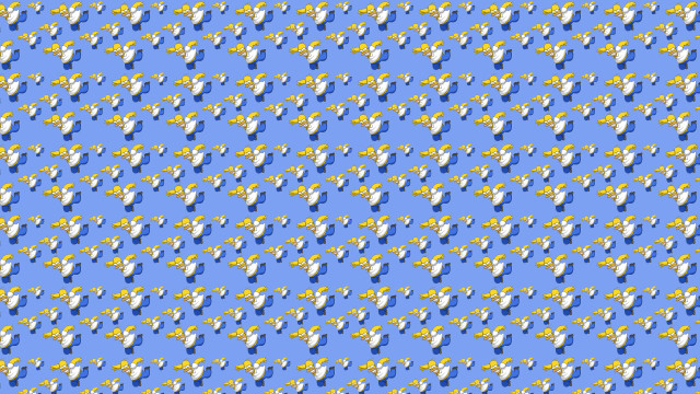 Blue yellow pattern man woman free wallpaper for desktop - medium preview image