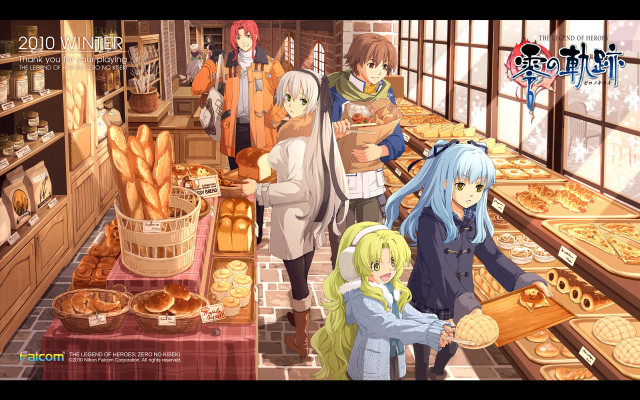 Bakery group people breads display free wallpaper for desktop - medium preview image