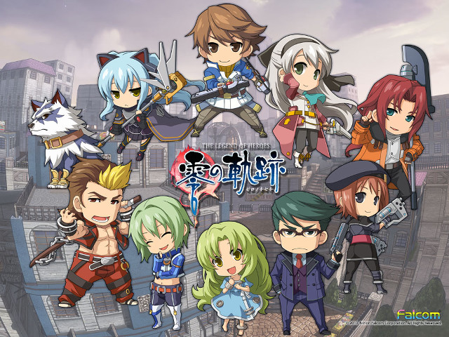 Anime characters cityscape cat group free wallpaper for desktop - medium preview image