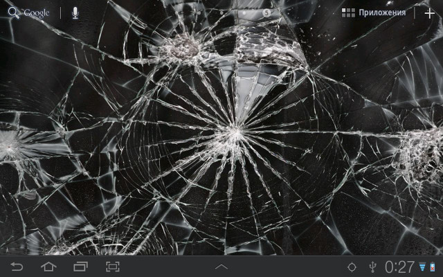 Broken glass window black white #4 free wallpaper for desktop - medium preview image