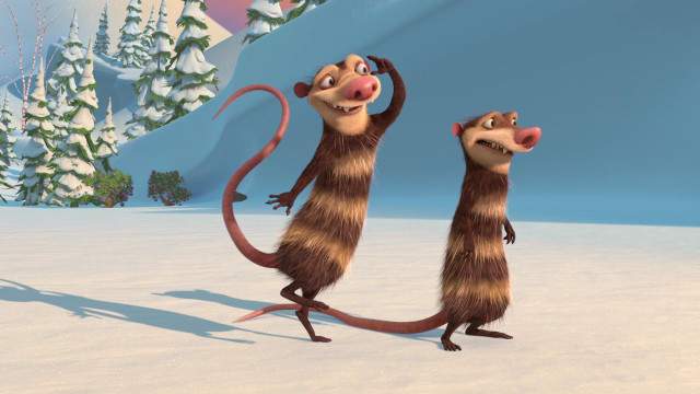 Cartoon rats snow raising arms free wallpaper for desktop - medium preview image