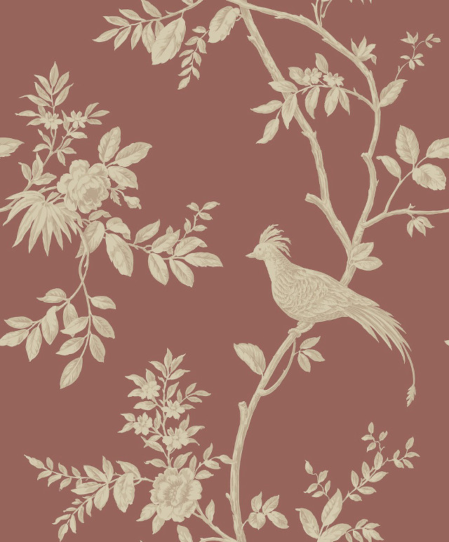 Bird branch leaves flowers autumn free wallpaper for mobile - medium preview image