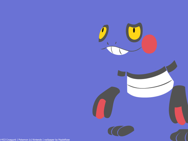 Cartoon character yellow eyes red free wallpaper for desktop - medium preview image
