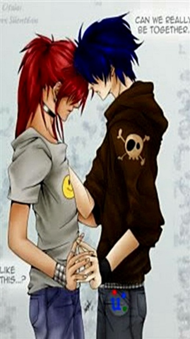 Couple people standing together skull free wallpaper for mobile - medium preview image