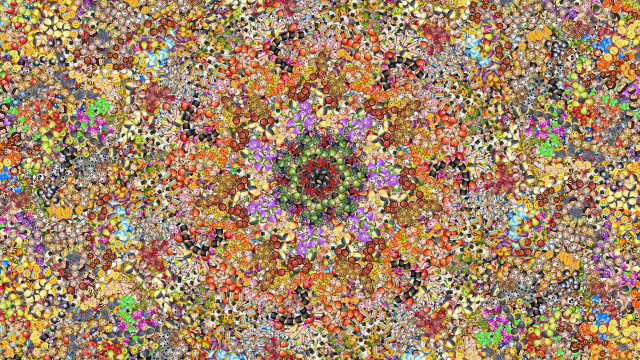 Colorful abstract design shapes surface free wallpaper for desktop - medium preview image