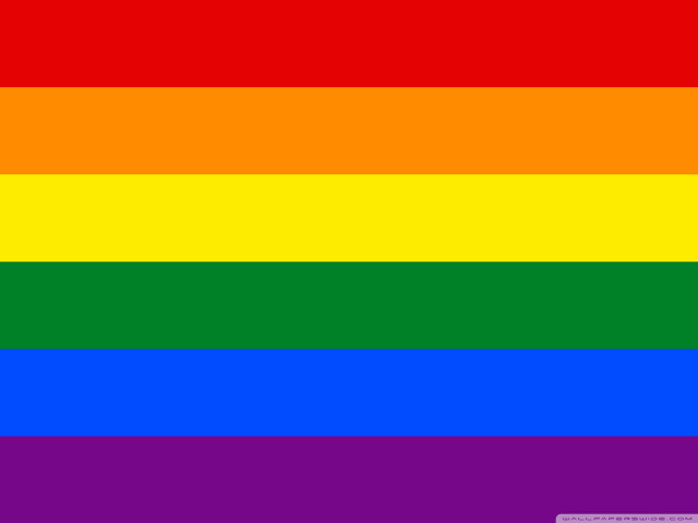Rainbow flag white background red free wallpaper for desktop - medium preview image