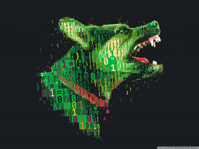 Dog large mouth numbers face #2 free wallpaper for desktop - medium preview image