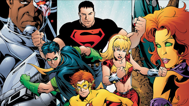 Comic characters hero villain group free wallpaper for desktop - medium preview image