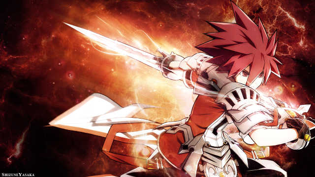 Sword space stars red white free wallpaper for desktop - medium preview image