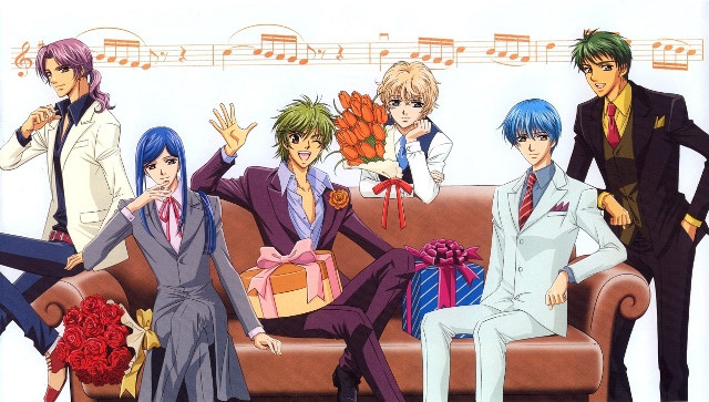 Group people couch gifts bouquet free wallpaper for desktop - medium preview image