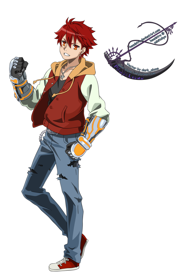 Man red hair red hoodie free wallpaper for mobile - medium preview image