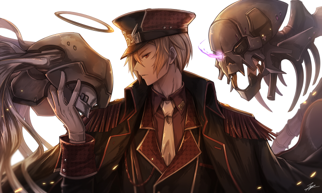 Man top hat coat gun #3 free wallpaper for desktop - medium preview image