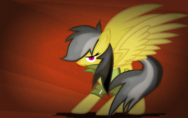 Cartoon pony wings red background free wallpaper for desktop - medium preview image