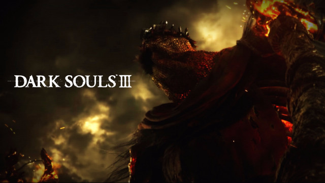 Dark souls ii demon flaming free wallpaper for desktop - medium preview image