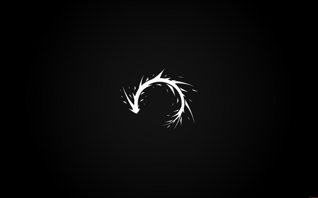 Circular object black white photo free wallpaper for desktop - medium preview image