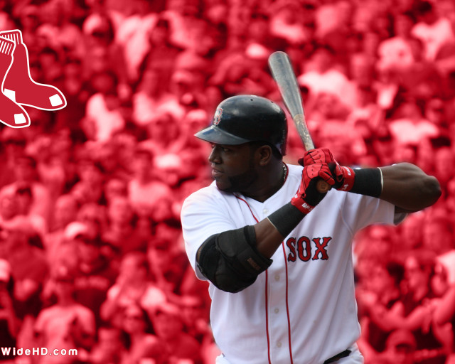 Man baseball bat crowd red free wallpaper for desktop - medium preview image