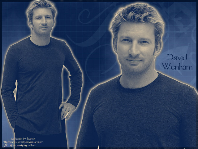 Man beard black shirt blue free wallpaper for desktop - medium preview image