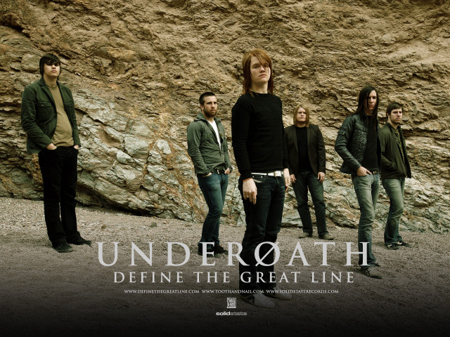 Men rock wall underoath group free wallpaper for desktop - medium preview image