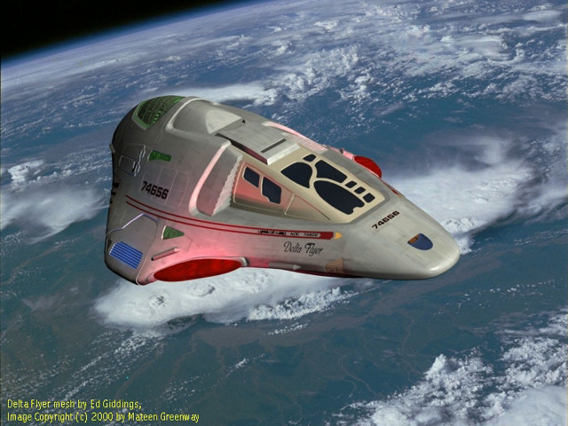 Futuristic spaceship earth space red free wallpaper for desktop - medium preview image