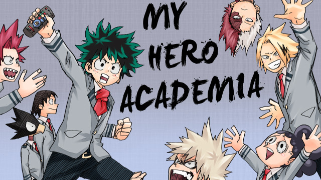 My hero academy group cartoon free wallpaper for desktop - medium preview image