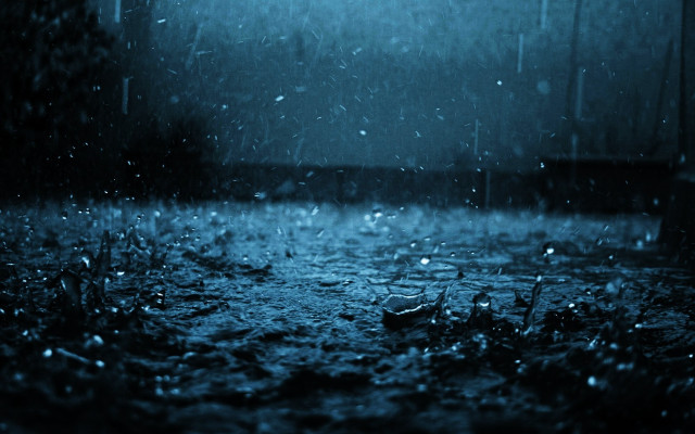 Dark room rain shower window free wallpaper for desktop - medium preview image