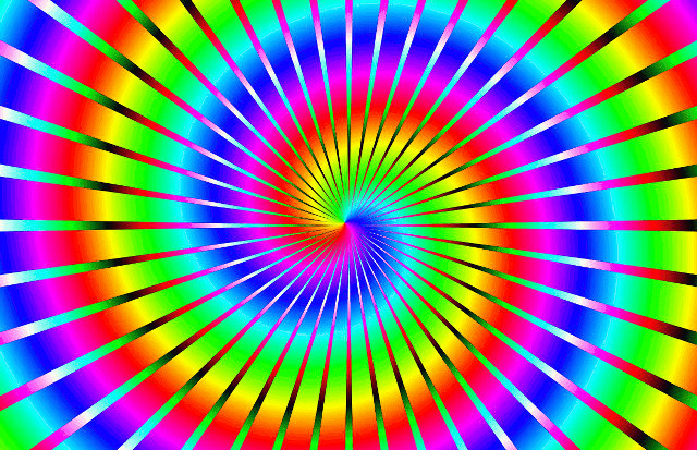 Psychedelic op art digital rendering free wallpaper for desktop - medium preview image