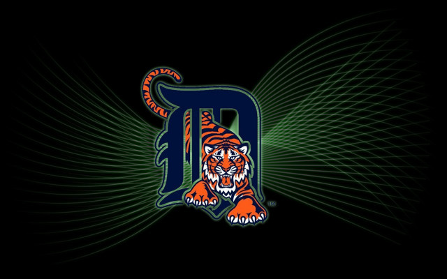 Tiger letter r face green free wallpaper for desktop - medium preview image
