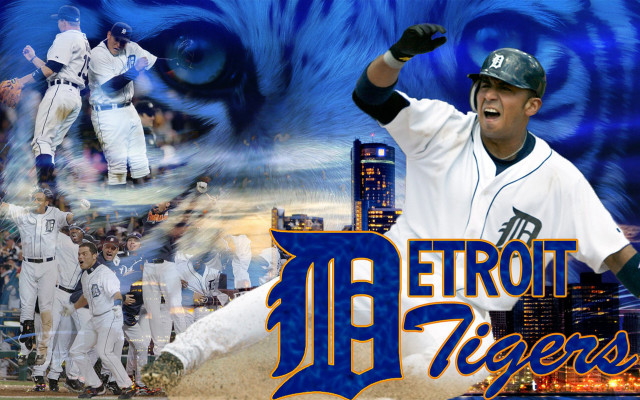 Baseball player team photo detroit free wallpaper for desktop - medium preview image