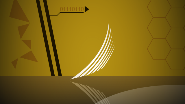 Yellow background street sign curved free wallpaper for desktop - medium preview image