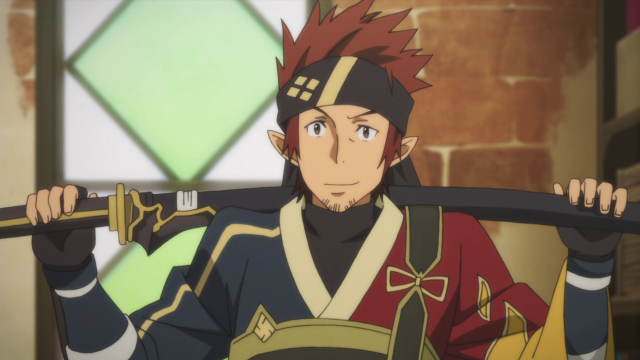 Man sword brick wall room free wallpaper for desktop - medium preview image