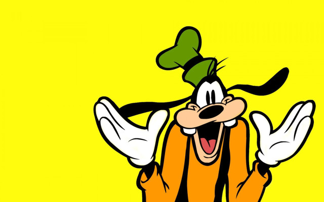 Goofy cartoon character green hat free wallpaper for desktop - medium preview image