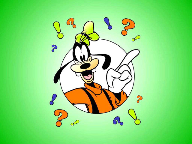 Cartoon character green background question free wallpaper for desktop - medium preview image