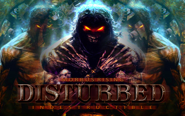 Disturbed game poster artwork design free wallpaper for desktop - medium preview image
