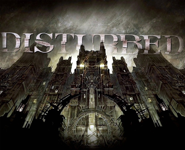 Disturbed city clocktower gothic architecture free wallpaper for desktop - medium preview image