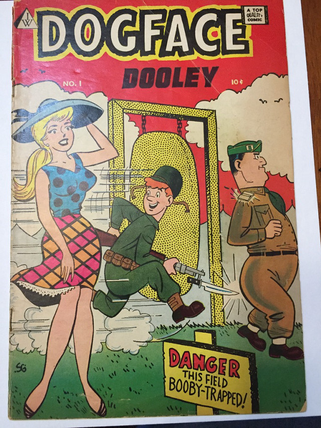 Comic cover military uniform dog free wallpaper for mobile - medium preview image