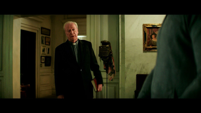 Man suit tie room painting free wallpaper for desktop - medium preview image