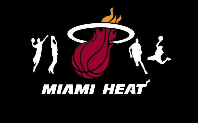 Miami heat logo basketball hoop #2 free wallpaper for desktop - medium preview image