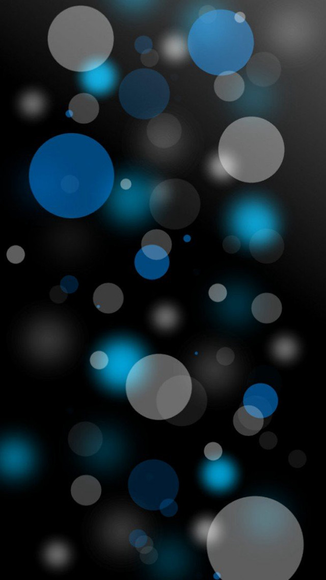 Black blue background circles light #3 free wallpaper for mobile - medium preview image