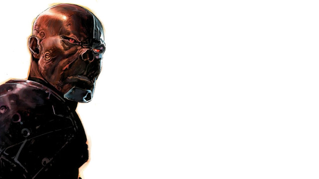 Weird man bald red eyes free wallpaper for desktop - medium preview image