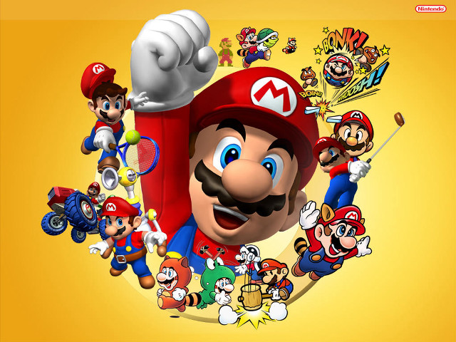 Nintendo wii character mario luigi free wallpaper for desktop - medium preview image
