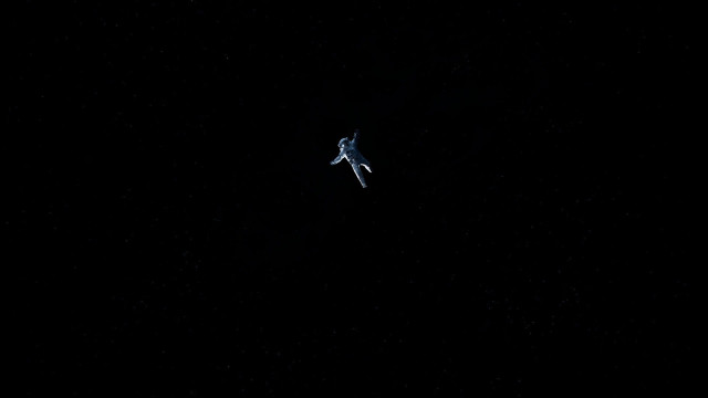 Bird flying dark background white free wallpaper for desktop - medium preview image