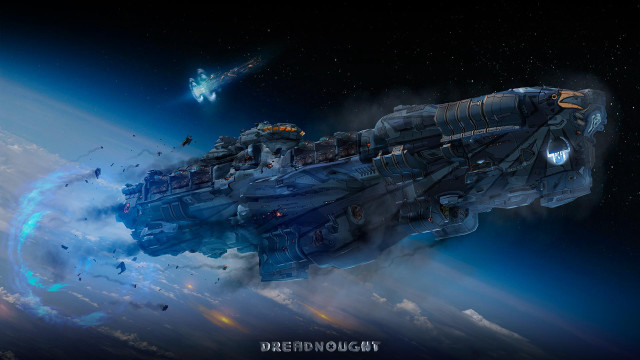 Spaceship flying through air background free wallpaper for desktop - medium preview image