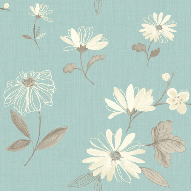 Blue floral background arts crafts free wallpaper for tablet - medium preview image