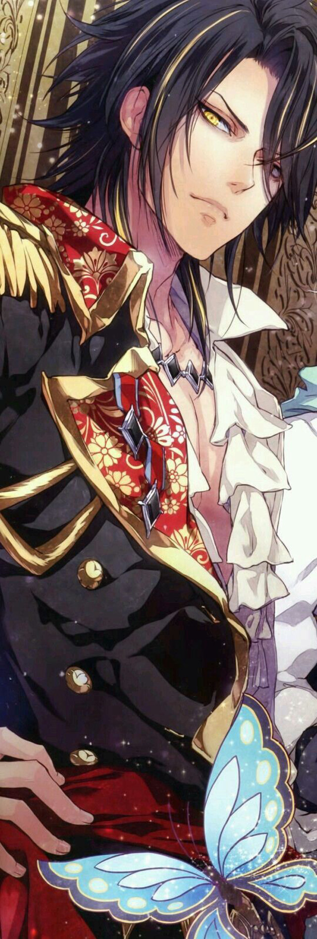 Man uniform butterfly shoulder butterfly free wallpaper for mobile - medium preview image