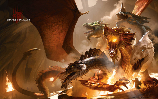 Dragons fighting fire game of free wallpaper for desktop - medium preview image
