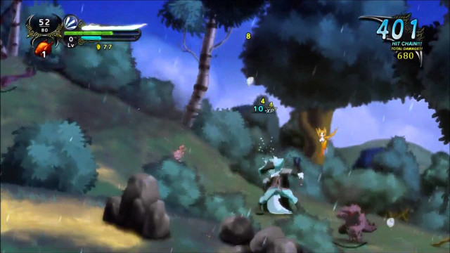 Video game forest person dog free wallpaper for desktop - medium preview image