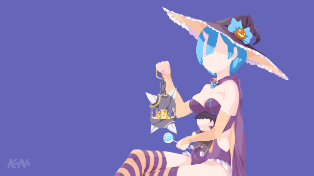 Woman costume chair cat lap free wallpaper for desktop - medium preview image