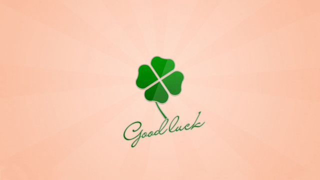 Green clover good luck leaf free wallpaper for desktop - medium preview image